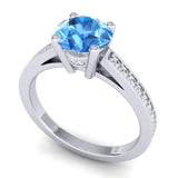Swiss Blue Topaz