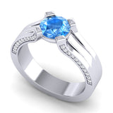 Swiss Blue Topaz