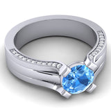 Swiss Blue Topaz