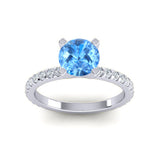 Swiss Blue Topaz